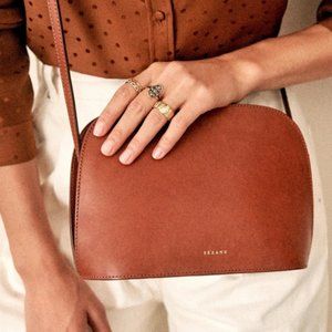 Sézane Héritage Victor Bag (Chocolate)